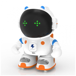 Mini Robô Espacial KaeKid para Crianças, com Sensores de Toque, Controle de Voz, Reconhecimento de Fala, Cante, Dance, Repita e Grave