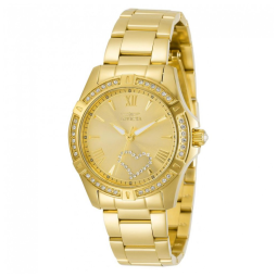 Relógio Feminino Invicta Angel 34.5mm Dourado 21384