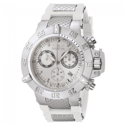 Relógio Masculino Invicta Subaqua Numa Aii Swiss Ronda Z60 Aço 50 mm Branco - Estilo e Precisão