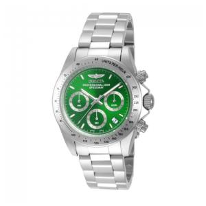 Relógio Masculino Speedway, Invicta 14384, Prata e Verde