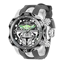 Star Wars The Child Relgio masculino calibre Ronda Z60 suo - 52,5 mm. Ao. Cinza 40484