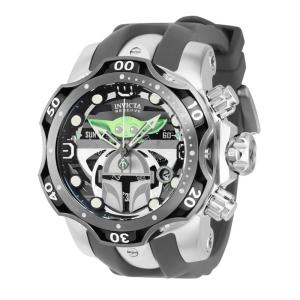 Star Wars The Child Relgio masculino calibre Ronda Z60 suo - 52,5 mm. Ao. Cinza 40484