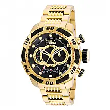 Relógio Masculino de Quartzo Speedway, Invicta 25484, Dourado e Preto