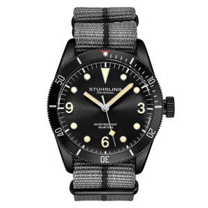 Relógio Masculino Stuhrling Forti 3958 Quartzo 41mm, Preto
