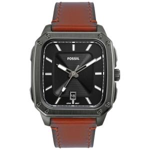 Relógio Masculino Analógico de Quartzo com Pulseira de Couro, Fossil FS5934, Marrom