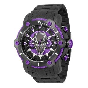 Relgio masculino Marvel Pantera Negra - 51,5 mm. Preto 37884