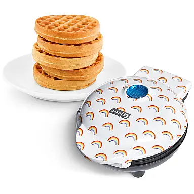 Mini Máquina de Waffles Antiaderente,