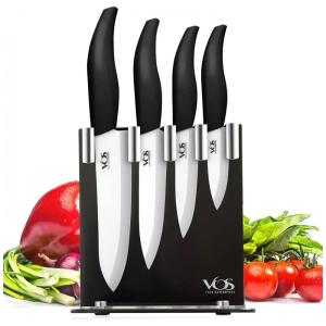 Conjunto de Facas em Cerâmica, 4 Peças, VOS Ceramic, Preto