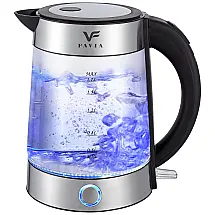 Chaleira Elétrica 1.7L, com Desligamento Automático, 1500W, 110v, FAVIA, Preto