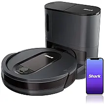 Aspirador de Pó Robô com Conexão via APP, WI FI e Auto Esvaziamento, 110v, SHARK RV912S, Cinza escuro