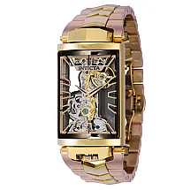 Relógio Masculino Mecânico Vintage, Invicta 43094, Ouro Rosa e Dourado
