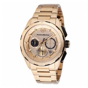 Relógio Masculino TechnoMarine Ocean Nomad 43mm, Dourado TM318094