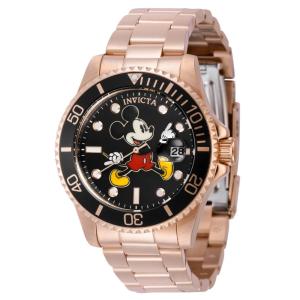 Relgio masculino do Mickey Mouse de edio limitada da Disney - 40 mm. Ouro Rosa 41194