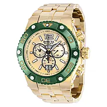 Relgio masculino Reserve Speedway Swiss Ronda 5050.C calibre com mostrador em madreprola - 47 mm. Ouro 39194