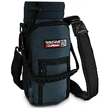 Wild Wolf Bolsa Térmica para Garrafa 1.2L com Alça para Transporte e Bolsos, Garrafa não incluída, Azul