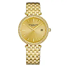 Relógio Feminino Stuhrling 3929 Quartzo 34mm, Dourado