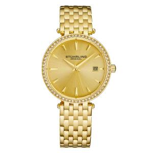 Relógio Feminino Stuhrling 3929 Quartzo 34mm, Dourado