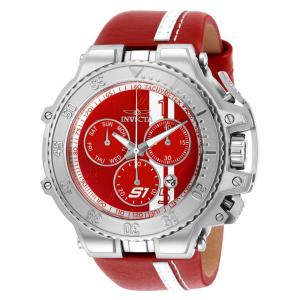 Relógio Masculino de Quartzo S1 Rally Race Team, Invicta 28394, Vermelho e Branco