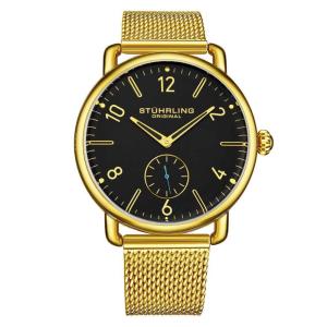 Relógio Masculino Stuhrling Jenson 3939 Quartzo 42mm, Dourado