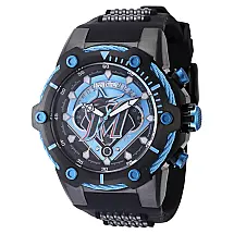 Relgio masculino MLB Miami Marlins - 51,5 mm. Ao. Preto 43494