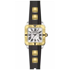 Relgio feminino Subaqua Swiss Ronda 503 calibre com mostrador em madreprola - 36 mm. Preto 44494