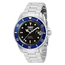 Relógio Masculino Automático Pro Diver, Invicta 35694, Prata e Azul