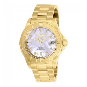 Relgio masculino Pro Automtico com mostrador em madreprola - 40 mm. Ouro 28694