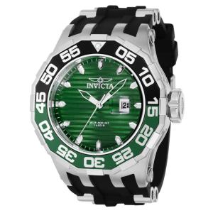 Relógio Masculino Especializado, Invicta 38694, Preto, Prata e Verde