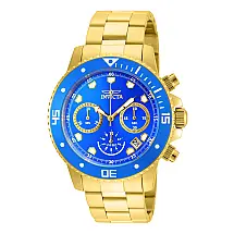 Relógio Masculino Pro Diver, Invicta 21894, Dourado e Azul