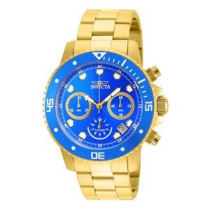 Relógio Masculino Pro Diver, Invicta 21894, Dourado e Azul