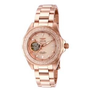Relgio feminino Pro 0,6 quilates diamante automtico - 38 mm. Ouro Rosa 16894