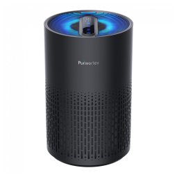 Purificador de Ar de Quarto com Filtro HEPA H13 para Pólen, Fumaça, Odor, 110V, v, Preto