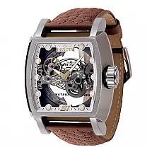 Relógio Masculino Invicta S1 Rally Automático com Mostrador Esqueleto 48mm, Marrom ZG45994