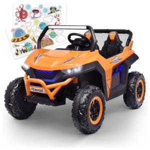 Carro Elétrico Infantil BW U20 Joywhale a Bateria 24V 2 Assentos com 3 Velocidades Branco