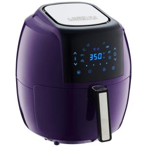Fritadeira Elétrica AirFryer 8 em 1 Capacidade 5.5L, Programável, 1400W, 110v, GOWISE USA GW22746, Violeta