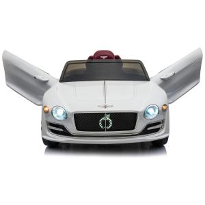 Carro, Carrinho Elétrico 1 Assento, 12V, com Controle Remoto, Vel 5 km por hora, Idade 3, ROCK WHEELS, Branco