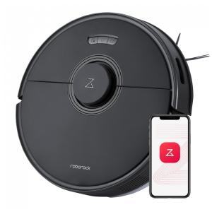 Aspirador de Pó Robô com Mapeamento Multinível, 110V, Roborock Q7 Max, Preto