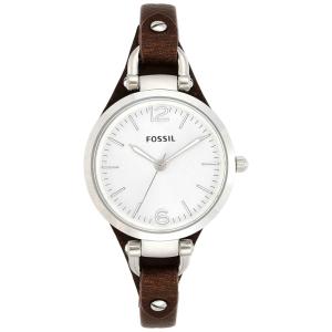 Relógio Feminino de Quartzo e Aço Inoxidável, FOSSIL ES3060, Marrom