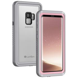 Capa Celular Prova Dágua IP68 Samsung Galaxy, LANHIEM LH WP S9, Rosa