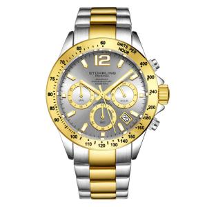 Relógio Masculino Stuhrling Ultima 3961A Quartzo 42mm, Prata