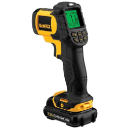 Termômetro Infravermelho com zenamento de Dados, 12V, DEWALT DCT414S1, Preto
