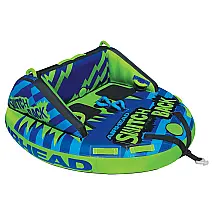 Boia Inflável Rebocável para 4 Pessoas AIRHEAD Verde, Resistente e Durável, Ideal para Lago e Praia