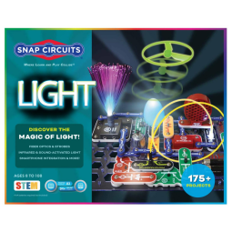 Snap Circuits LIGHT – Kit Educacional de Eletrônica com Mais de 175 Projetos para Crianças a Partir de 8 Anos