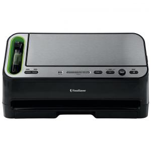 Seladora a Vácuo Automática para Alimentos Secos e Úmidos com Controle Digital e Detecção Automática, 110V, FoodSaver V4400, Prata