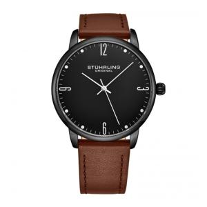 Relógio Masculino Stuhrling Rasa 3997A Quartzo 40mm, Marrom e Preto