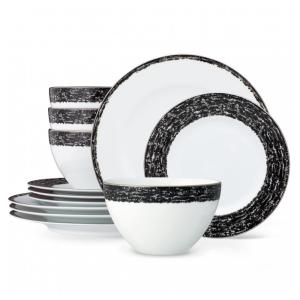 Aparelho de Jantar Para Todas as Ocasiões, Elegância e Sofisticação para Sua Mesa com 12 Peças, Formato Redondo e Material de Porcelana