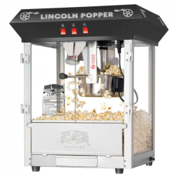 Pipoqueira Elétrica Retrô Produz até 8 Xícaras, 860W, 110v, GREAT NORTHERN POPCORN COMPANY 6015 Lincoln Top, Preto
