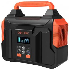 OMORC Gerador, Acumulador de energia Elétrico, Solar, portátil, c, USB, 45W, 110V, 350W, c, 2 tomadas