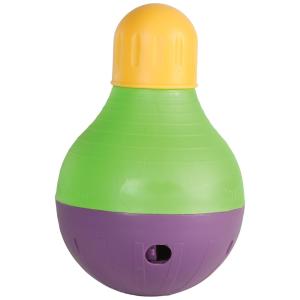 Brinquedo Interativo Automático e Distribuidor de Petiscos Grande para Cães Strk Bob, STRK SMBAL, Amarelo