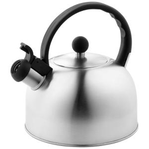 Chaleira de chá, aço inoxidável, VENOLY, Prateado